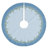 Art Deco Fish Polyester Weihnachtsbaumdecke (Vorderseite)