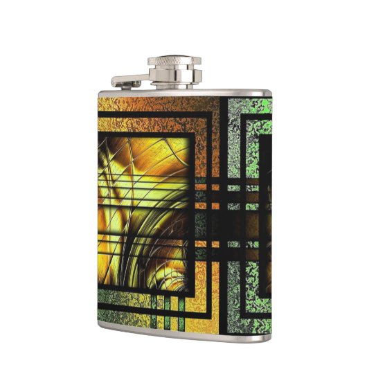 Art Deco Flachmann (Links)