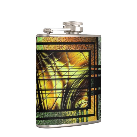 Art Deco Flachmann (Rechts)