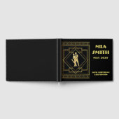 Art Deco Flapper brausend Zwanziger 50. Geburtstag Gästebuch (Voll)