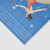 Art Deco Flapper Dancing Bar Scene Gatsby der 20er Seidenpapier (Ausschnitt)