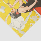 Art Deco Flapper Dancing Bar Scene Gatsby der 20er Seidenpapier (Ausschnitt)