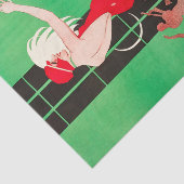 Art Deco Flapper Dancing Bar Scene Gatsby der 20er Seidenpapier (Ausschnitt)