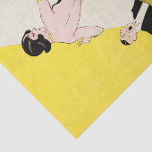 Art Deco Flapper Dancing Bar Scene Gatsby der 20er Seidenpapier (Ausschnitt)