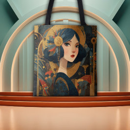 Art Deco Flapper Girl aus den 1920er Jahren Tasche