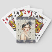 Art Deco Flapper Spielkarten (Rückseite)