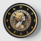 Art Deco Flapper Style Uhr (Vorderseite)
