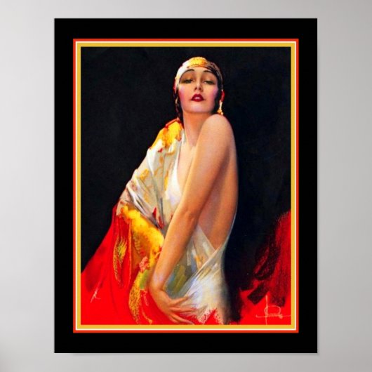 Art Deco Flapper von Rolf Armstrong Poster (Vorne)