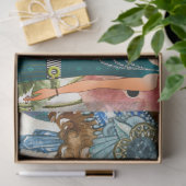 Art Deco Flappers Decoupage Seidenpapier (Geschenk)