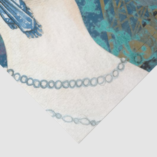 Art Deco Flappers Decoupage Seidenpapier (Ausschnitt)