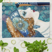 Art Deco Flappers Geschirrtuch (Gefaltet)