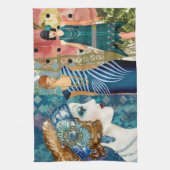 Art Deco Flappers Geschirrtuch (Vertikal)