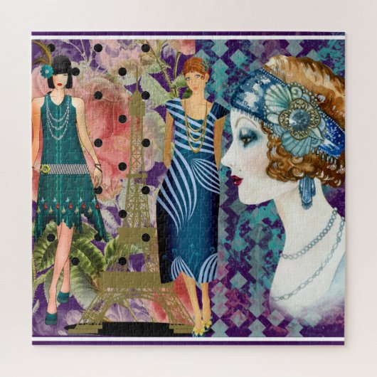Art Deco Flappers Puzzle (Vertikal)