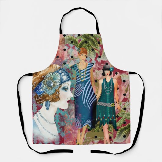 Art Deco Flappers-Schürze Schürze (Vorderseite)