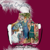 Art Deco Flappers-Schürze Schürze