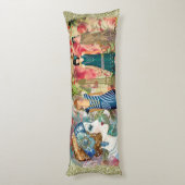 Art Deco Flappers Seitenschläferkissen (Rückseite (Vertikal))