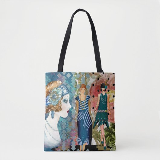 Art Deco Flappers Tasche (Vorderseite)