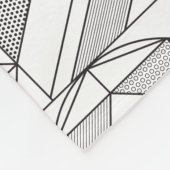 Art Deco Fleece Blanket (Ecke)