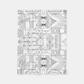 Art Deco Fleece Blanket (Vorderseite)