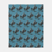 Art Deco-Fleece-Decke Fleecedecke (Vorderseite)