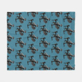 Art Deco-Fleece-Decke Fleecedecke (Vorderseite (Horizontal))