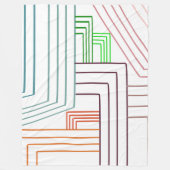 Art Deco Fleecedecke (Vorderseite)