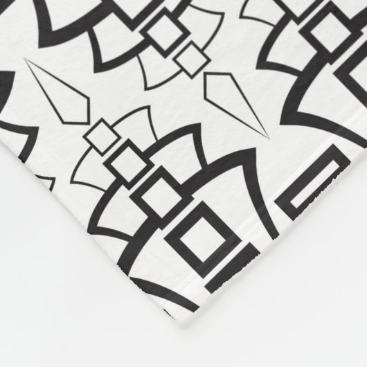 Art Deco Fleecedecke (Ecke)