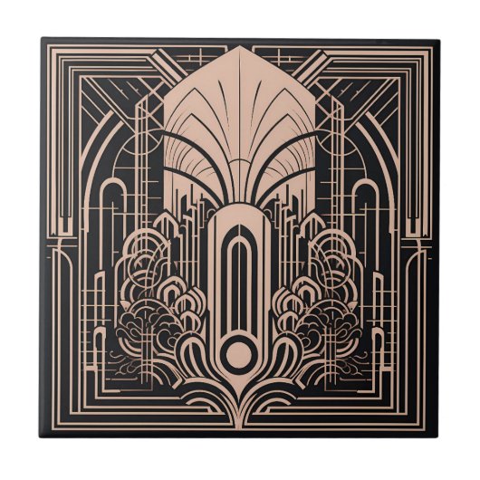Art Deco Fliese (Vorderseite)