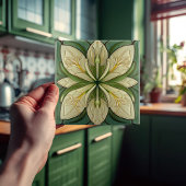 Art Deco Floral Deco Fliese