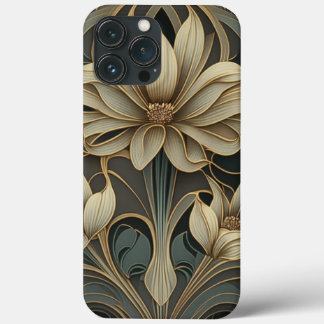 Art Deco Floral Design #2 iPhone / iPad Fall Case-Mate iPhone Hülle