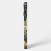 Art Deco Floral Design iPhone / iPad Fall Hülle (Linke Seite)
