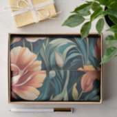 Art Deco Floral Design Seidenpapier (Geschenk)
