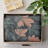 Art Deco Floral Design Seidenpapier (Geschenk)