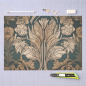 Art Deco Floral Design Seidenpapier (Handwerk)