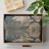 Art Deco Floral Design Seidenpapier (Geschenk)