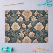 Art Deco Floral Design Seidenpapier (Basteln)
