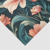 Art Deco Floral Design Seidenpapier (Detail)