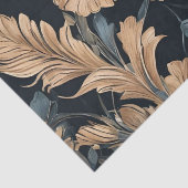 Art Deco Floral Design Seidenpapier (Detail)