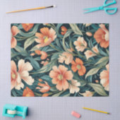 Art Deco Floral Design Seidenpapier (Basteln)