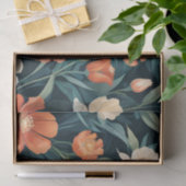Art Deco Floral Design Seidenpapier (Geschenk)