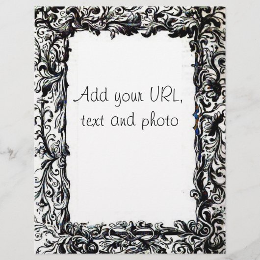 Art Deco Floral Flyer (Vorne)