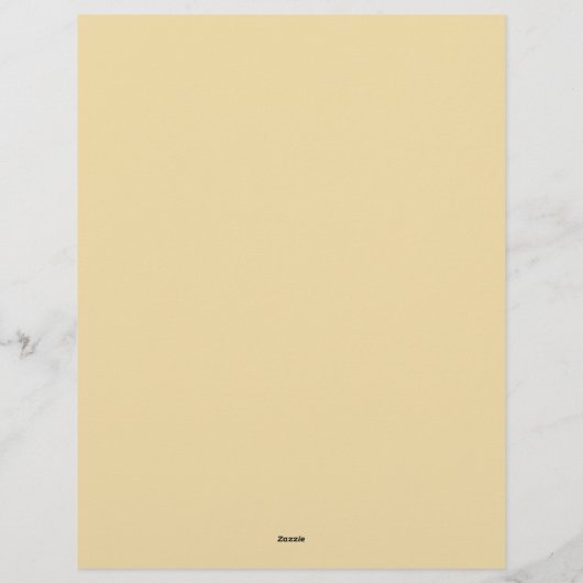 Art Deco Floral Frame Briefbogen (Rückseite)