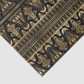 Art Deco Floral Geometric Pattern Design Seidenpapier (Detail)