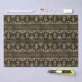 Art Deco Floral Geometric Pattern Design Seidenpapier (Handwerk)