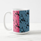Art Deco Floral Kaffeetasse (Links)