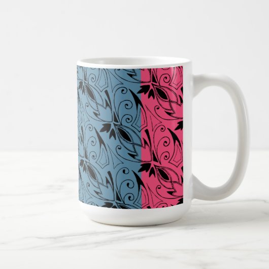 Art Deco Floral Kaffeetasse (Rechts)