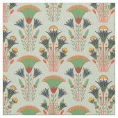 Art Deco Floral Stoff (Nahaufnahme)