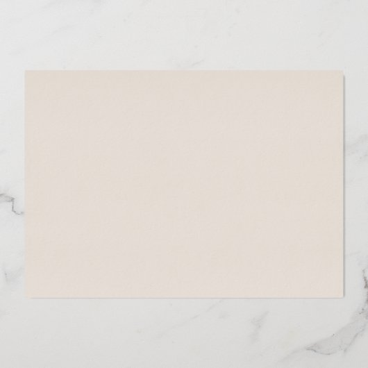 Art Deco floraler Lotus Wedding rettet Gold Folieneinladung (Rückseite)