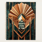 Art Deco Foil Architecture | Geometric Sunburst Planer (Vorderseite)