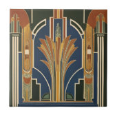 Art Deco Fountain Keramik Tile Fliese (Vorderseite)